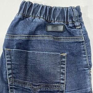 Diesel Jeans Men Dark Blue Krooley Jogg Tapered Sweat Pants Distressed‎ Sz 30X31